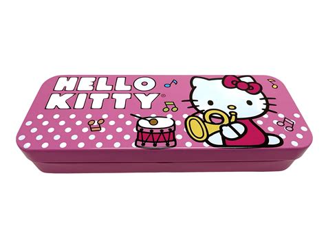 hello kitty metal pencil box|hello kitty pencil toppers.